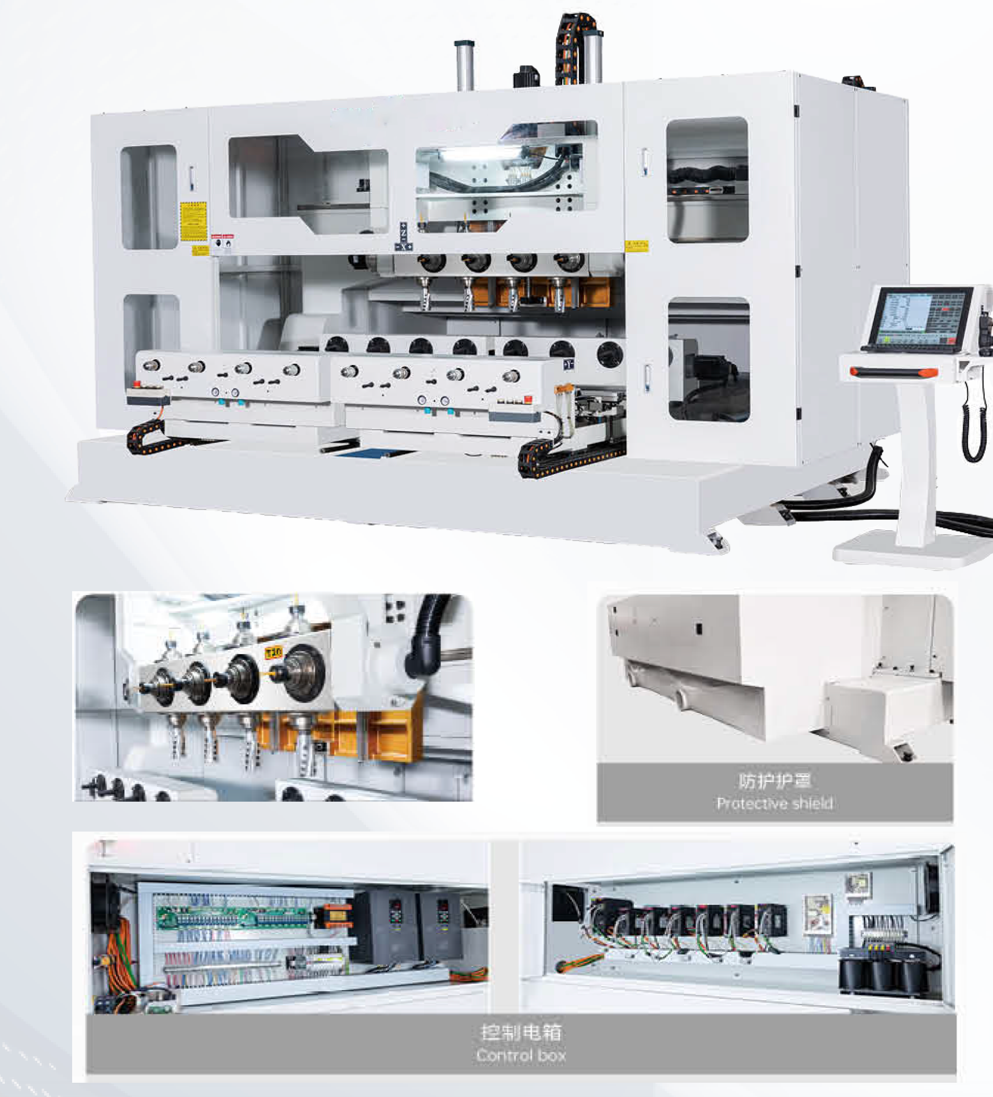 MÁY GIA CÔNG TRUNG TÂM CNC 16 ĐẦU 2 BÀN