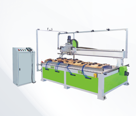 MÁY CẮT TẤM UỐN ĐỒNG BỘ 2 ĐẦU NGANG