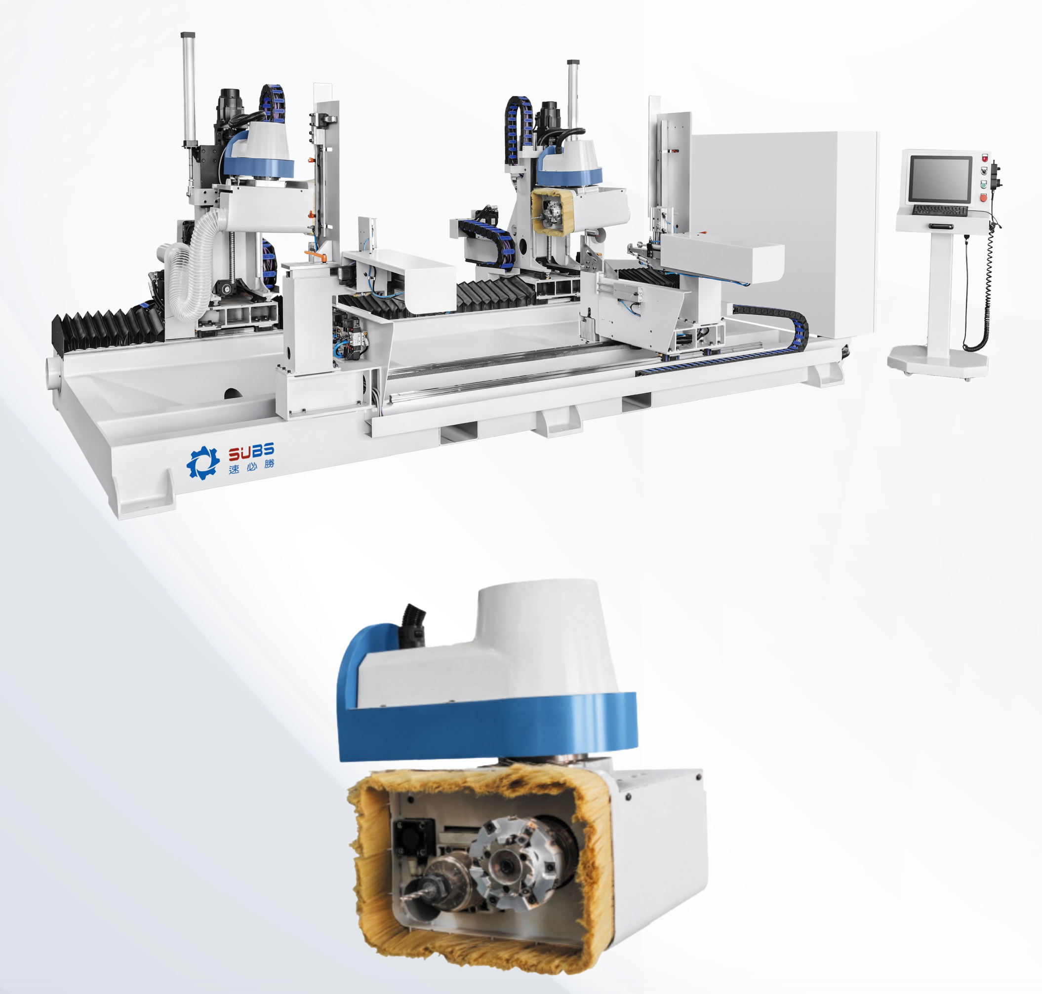 MÁY MỘNG DƯƠNG 2 ĐẦU CNC