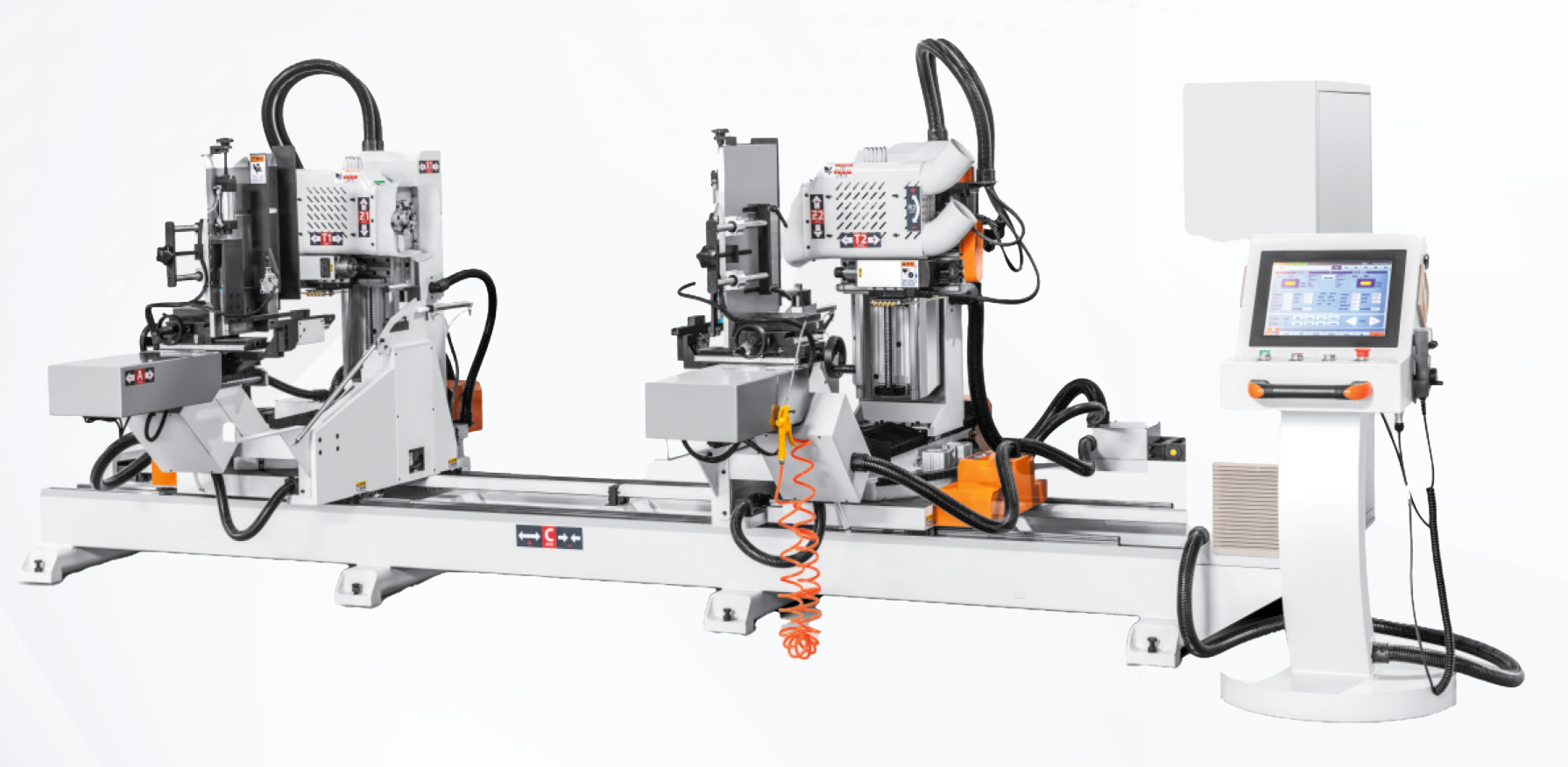 MÁY MỘNG DƯƠNG 2 ĐẦU XOAY GÓC TỰ ĐỘNG CNC